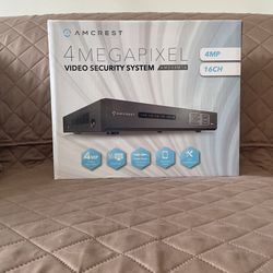 AMCREST 4MEGAPIXEL VIDEO SECURITY SYSTEM AMDV416