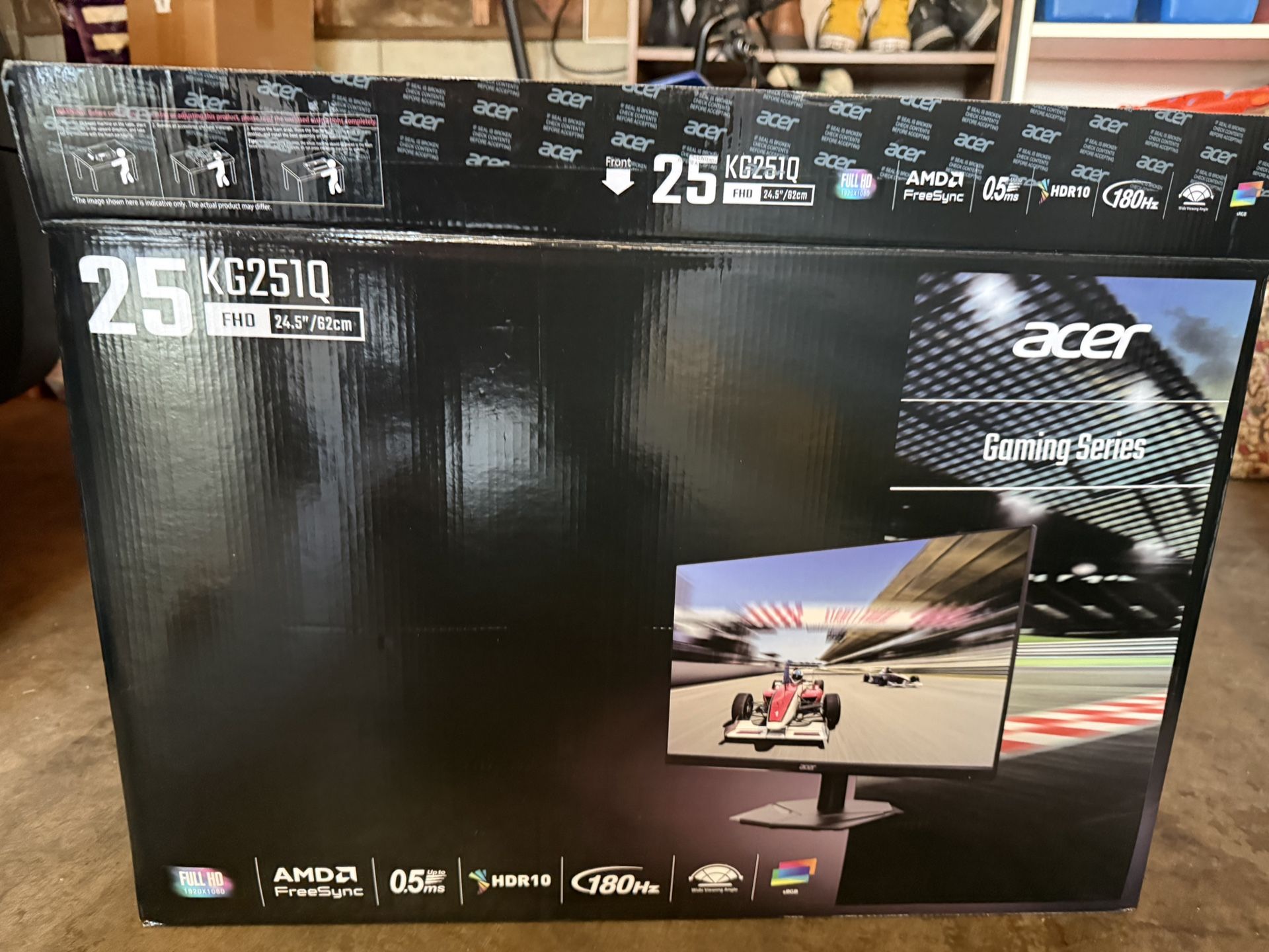Acer Gaming Monitor 24.5” 180hz 