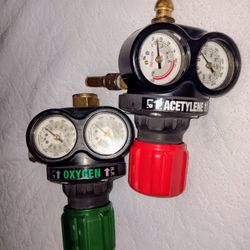 Oxygen And Acetylene Gauges 