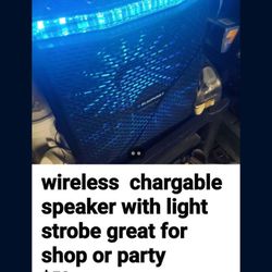 Bluetooth Speaker  With Led Changing Colors  Light