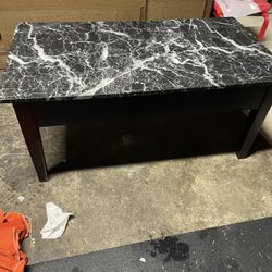 Nice. Faux Marble Lift Top Coffee Table,dining Table Or Desk 