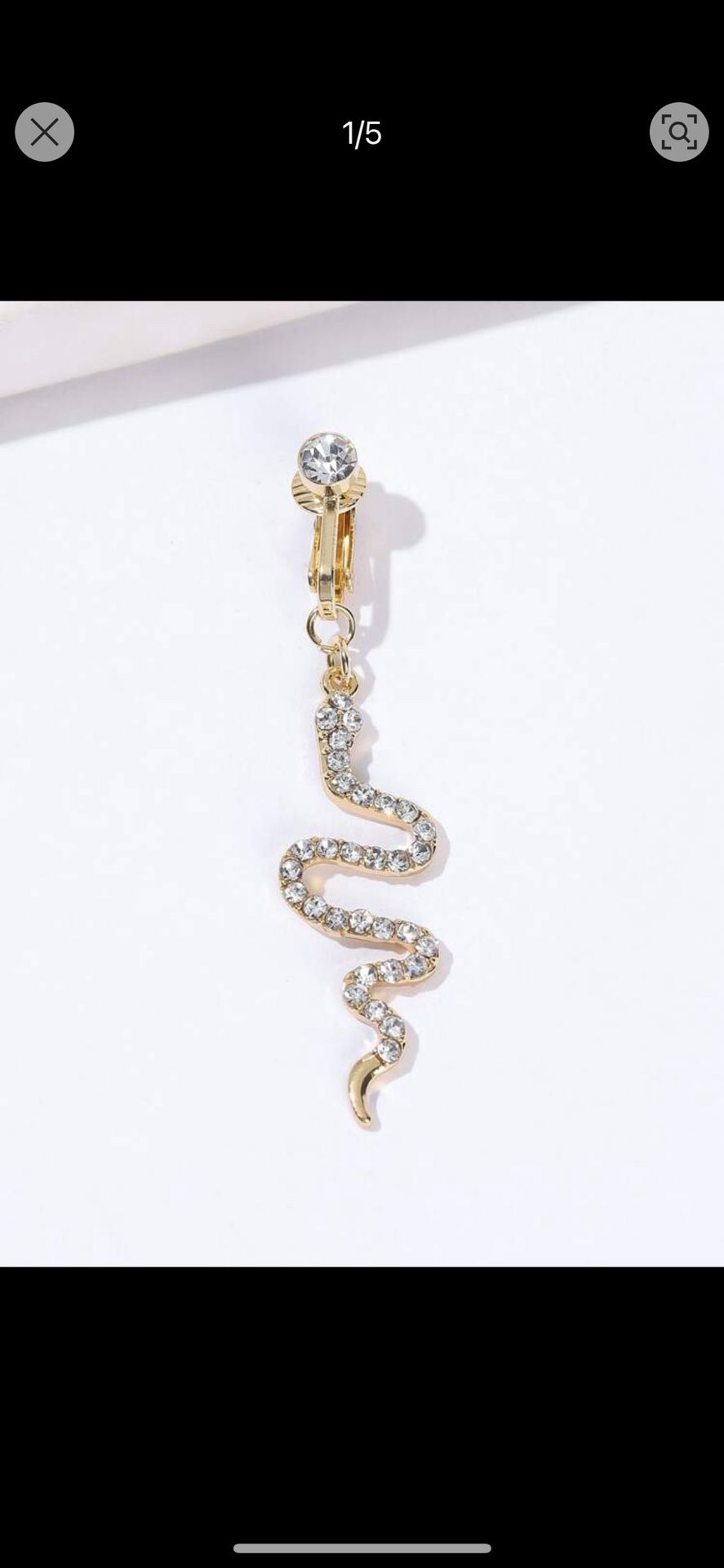 Snake Belly ring