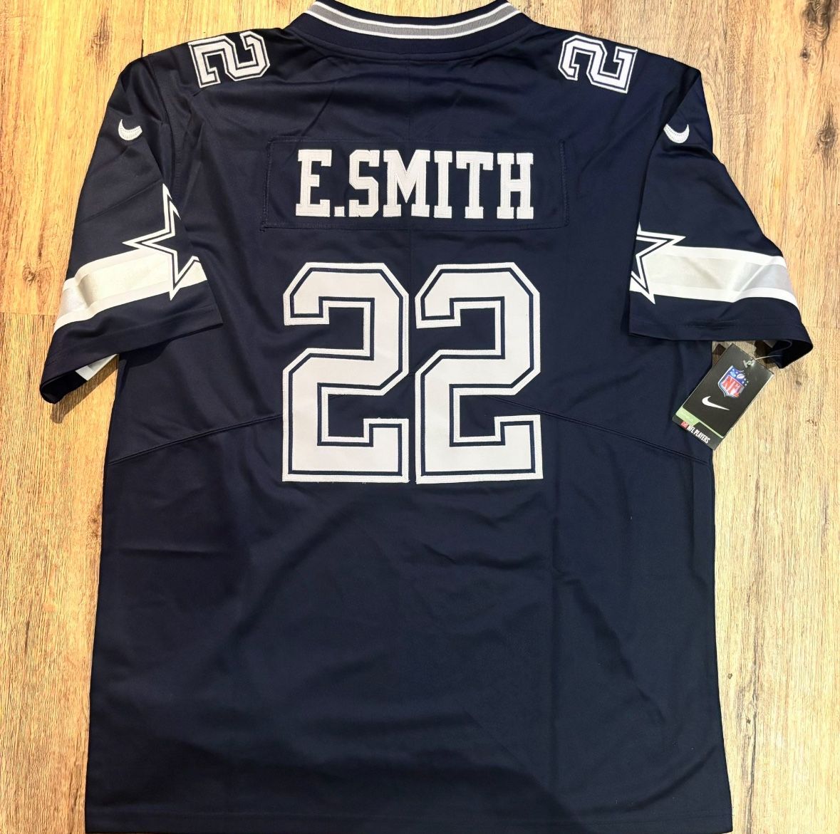Dallas Cowboys Football Jersey Emmitt Smith Classic Blue Mens Small