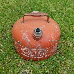 Beautiful galvanized gas can