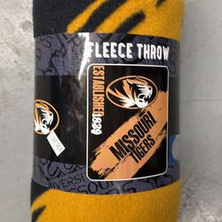 Missouri Tigers Fleece Throw Blanket
