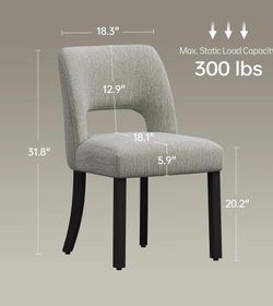 Juego de 6 sillas de comedor de madera