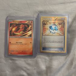 Charmander and Dive Ball Pokemon Cards