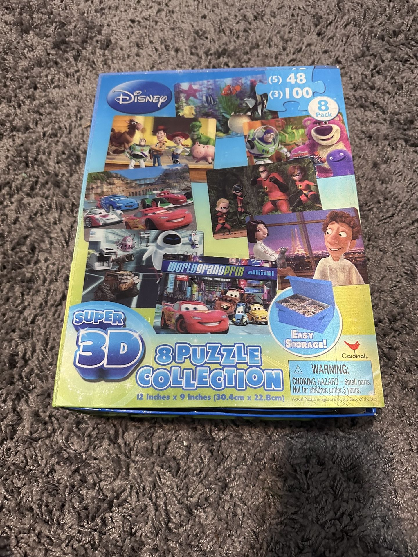 8 Disney Pixar 3D Puzzles