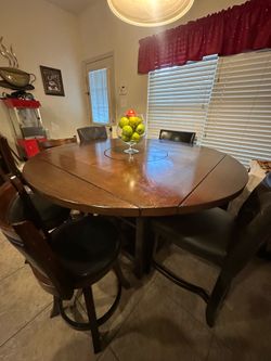 Dining Pub Table with Chairs Set