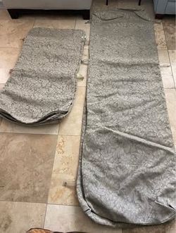 Outdoor cushion covers for 2 loungers and 4 chairs by Winston patio furniture 83”X25” And  45”x22”