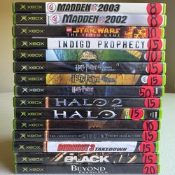 Original Xbox. Halo. Harry Potter