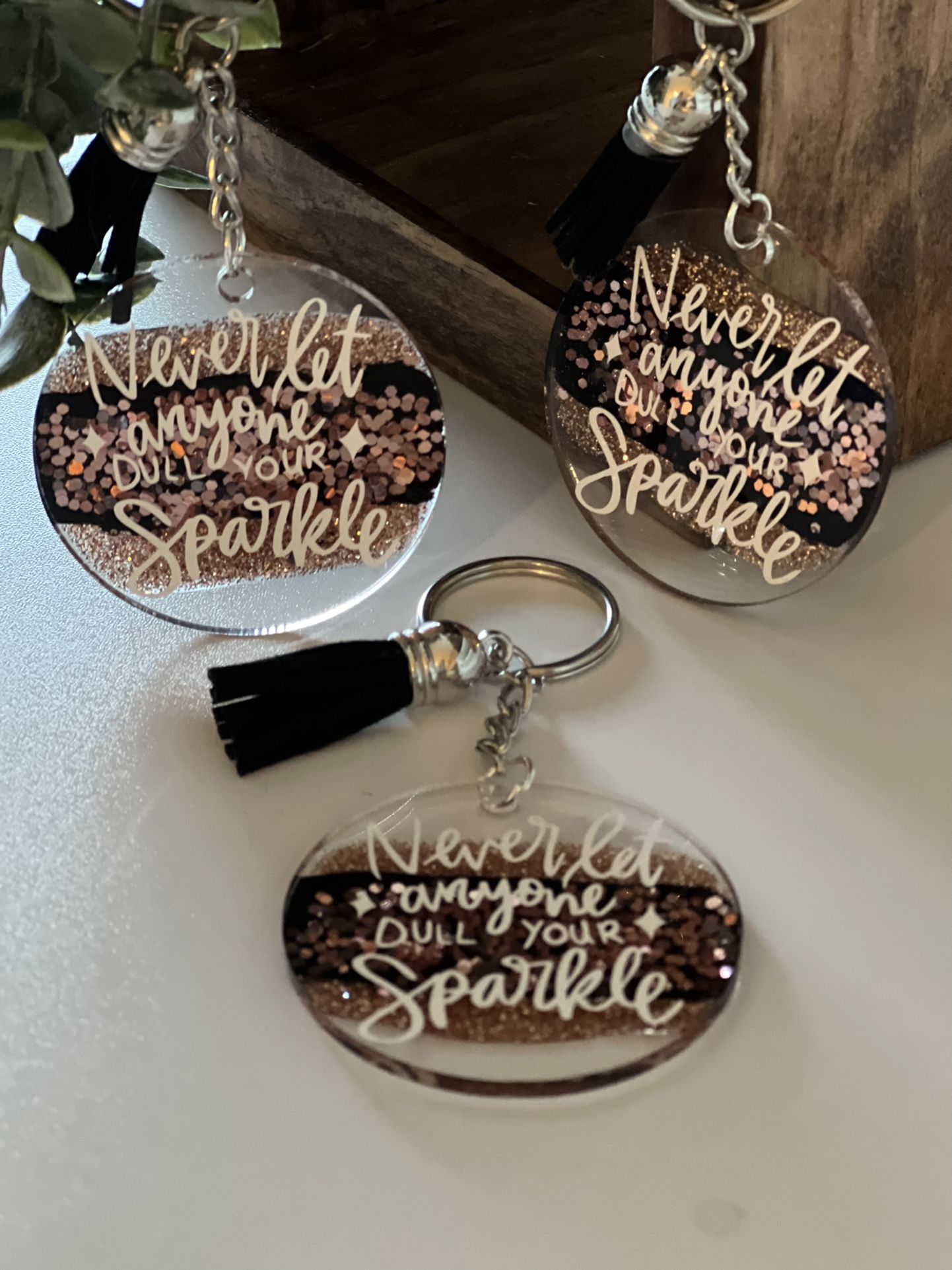 Glitter Keychain