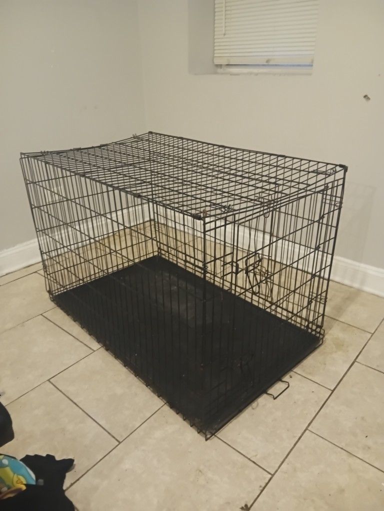 XL Metal Dog Kennel Cage