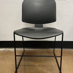 Black Plastic/Metal Chair