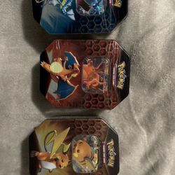 Pokemon Hidden fates tin Set complete