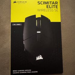 CORSAIR - Scimitar Elite Wireless SE Gaming Mouse w/ 16 Buttons  - Gun Metal BLK