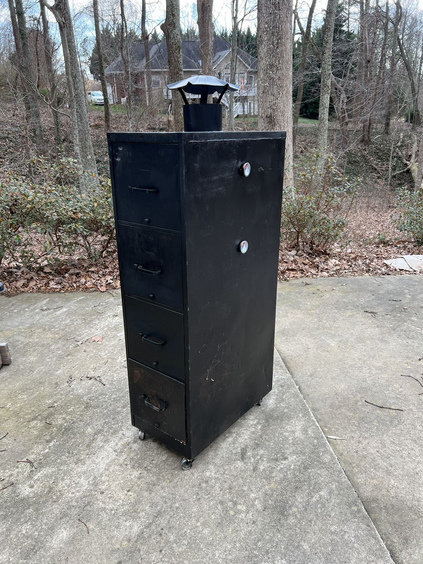 Custom Filing Cabinet Smoker / Grill