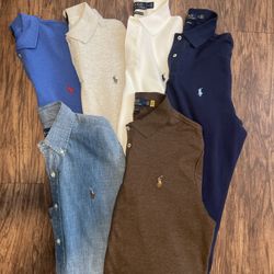 Polo Ralph Lauren Bundle 6 shirts all Mediums 
