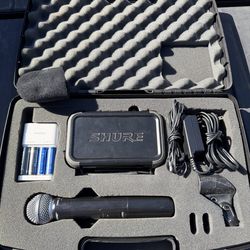 Shure pgx4 w pgx2 sm58 microphone