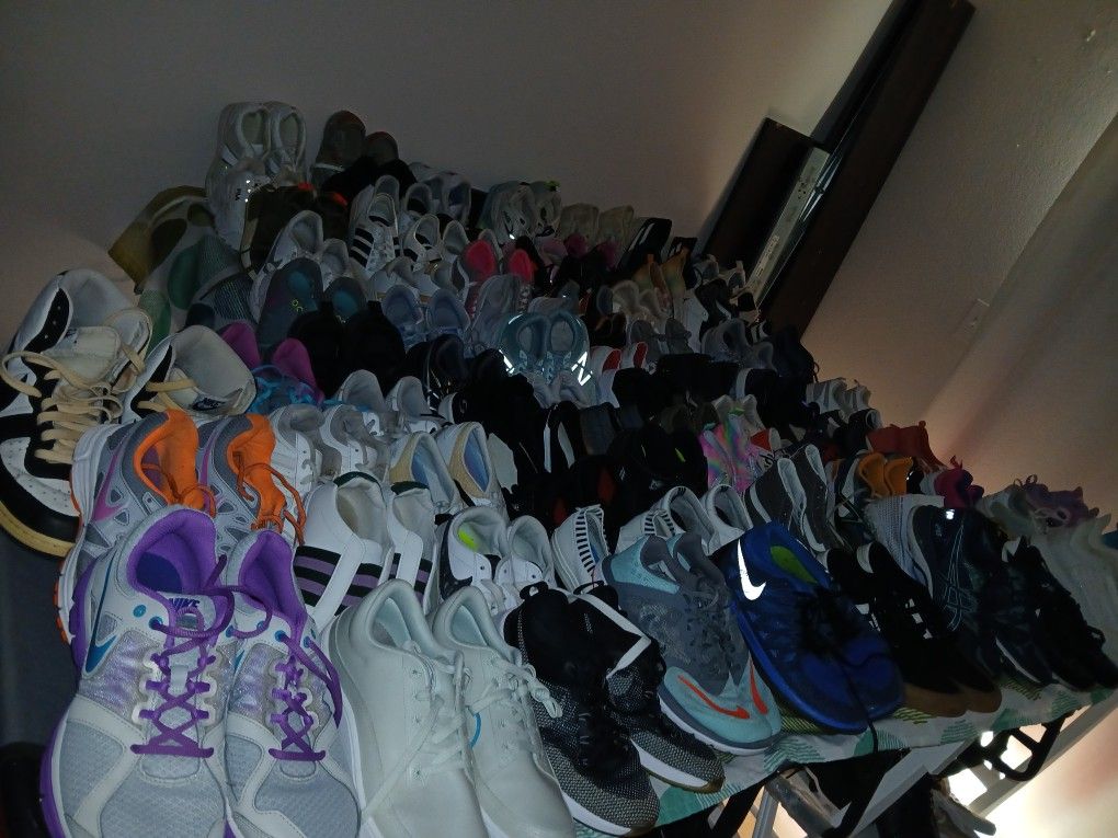 135 Pares De Zapatos Mixtos Usados En Excelente Condición