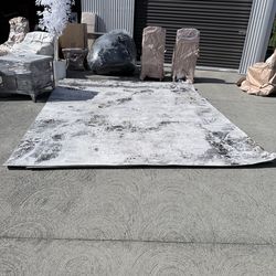 Large 9x12 Modern Gray Area Rug