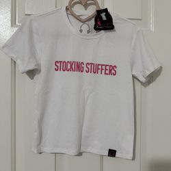 STOCKING STUFFER CROP TOP SIZE MEDIUM 