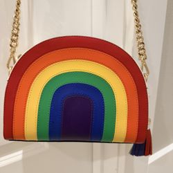 Michael Kors rainbow crossbody bag