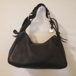 Dooney & Bourke Black Pebbled Leather Bag