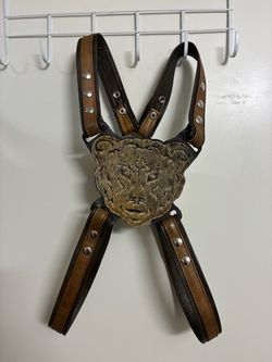 Bear face Leather Harness