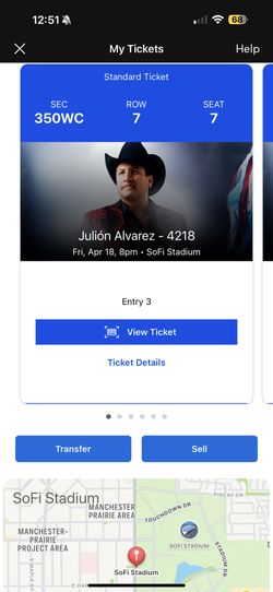 Julion Alvarez Tickets Section 300 $300 Each