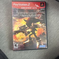 Shadow The Hedgehog Case Only Ps2