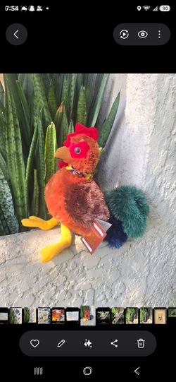 HAWAIIAN Collectibles 12” Large Hula Rooster KAHU MOA NUI Stuffed Plush Lovey