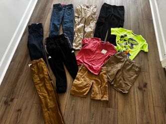 Kids Boys Clothing Bundle – Pants, Shorts & Shirts