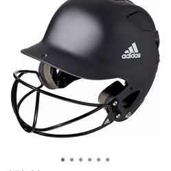 Adidas Baseball/Softball Batting Helmet w/ Facemask