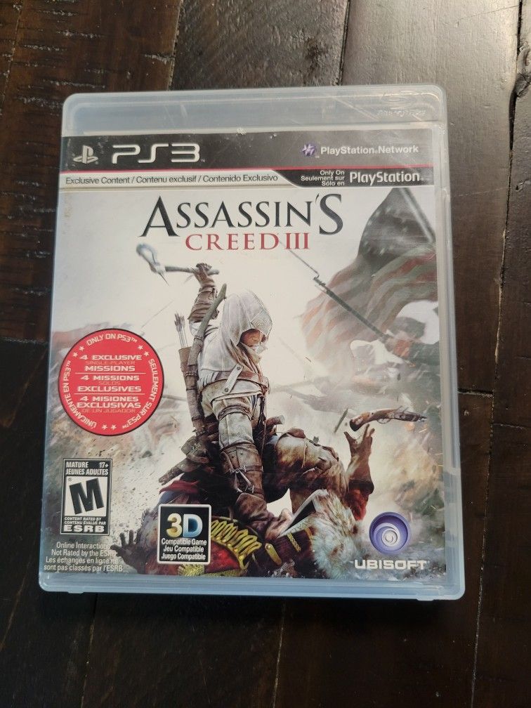 Assassin's Creed 3 For PS3