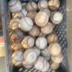 Used baseballs