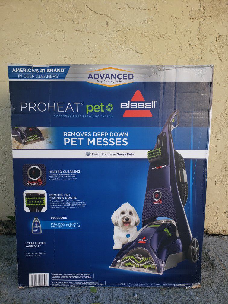 Bissell Carpet Cleaner ProHeat Plus Advanced Pet Stain Remover System 