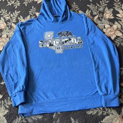 Blue hoodie Size Large