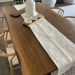 Live Edge Wooden Dining Table (no Chairs)