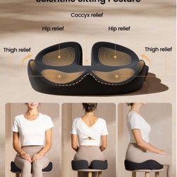 ProtoArc Seat Cushion for Tailbone Pain Relief, Office Chair Cushion,