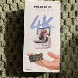 Insta360 GO 3S 4K (64GB) White - Brand New, Sealed