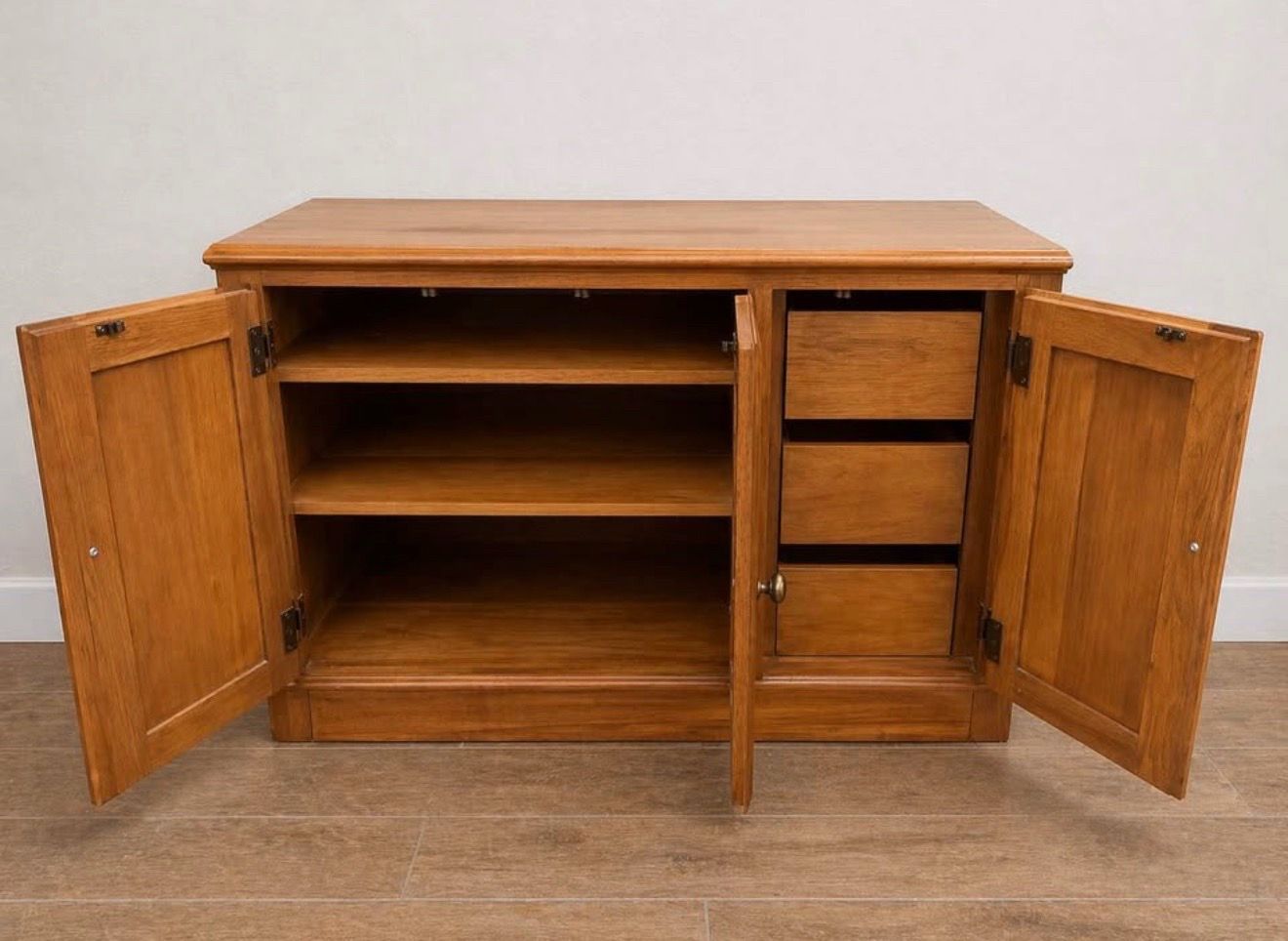 Wood Storage Cabinet