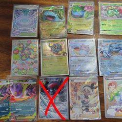 12 Pokemon Cards