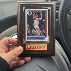 Luka Donic Wooden Plaque