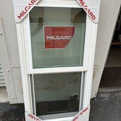 White retro fit Milgard Window