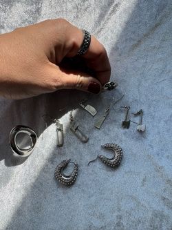 Silver-Tone Jewelry Lot