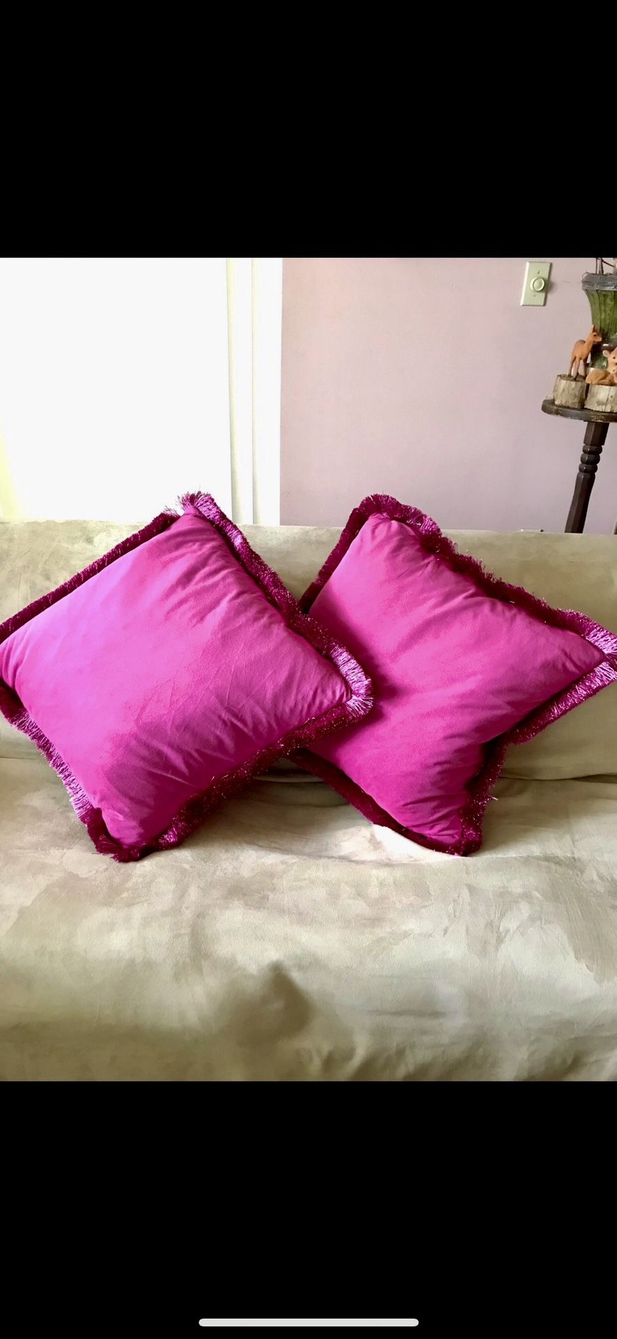Pack Of Two Cushions 19”x 19”