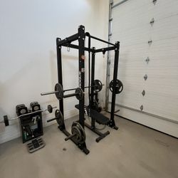 Rogue Fitness Rack + Accessories