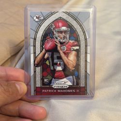 Patrick Mahomes Stained Glass 2017 Panini Prizm Rc