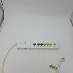 Trickle Star 7 Outlet Advanced Power Strip Energy Smart White TS1104